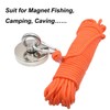 Fishing Magnetic Rope with Carabiner, 65 Feet (20 Metres) All-Purpose