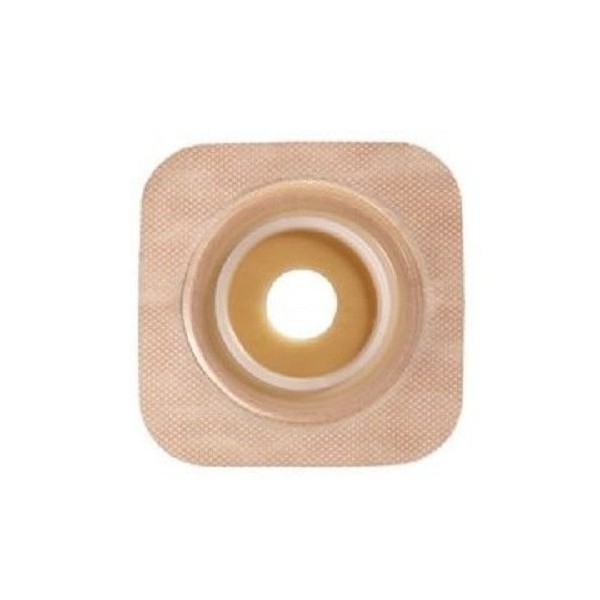 Convatec 125274 SUR-FIT Natura Two-Piece Pre-Cut, Stomahesive Flexible Skin Barrier with Tape Collar, Tan, 45mm (1 3/4") Flange; 35mm (1 3/8") Stoma Opening, 10/BX by Convatec