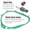 Clutch Kit & Friction Plate Spring Cover Gasket Compatible with
