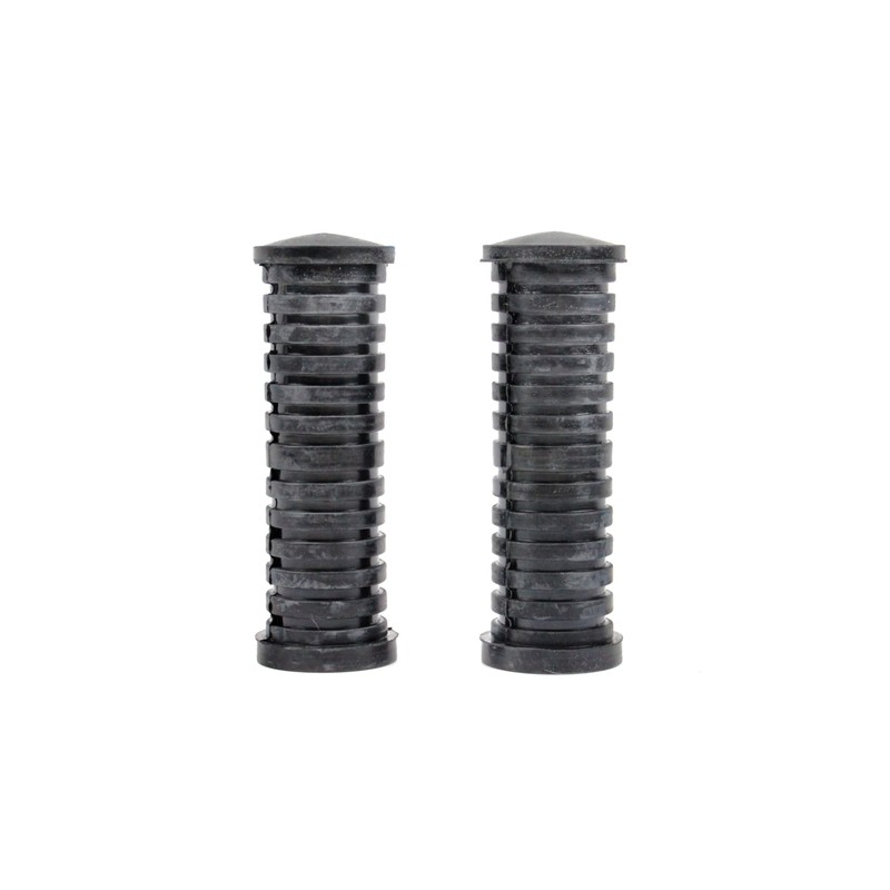 BISOMO 2 x Black Foot Peg Rubber Foot Pegs Foot