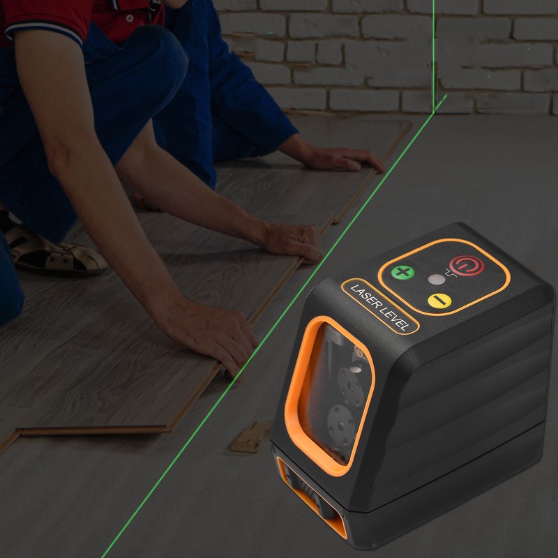 Cross Line Laser Level with Bracket 30M/ 98FT Self Leveling