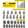 Topec 36Pcs Screw & Bolt Extractor Kit, 3-in-1 Easy Out