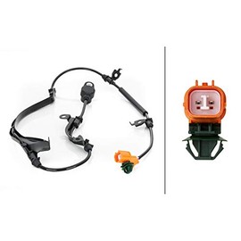 HELLA 6PT 014 495-011 Sensor, exhaust gas temperature - 2-pin connector - Bolted - Cable: 320mm