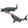 Gemini&Genius Mosasaurus and Megloden Dinosaur Toys, Ocean Monsters Shark Action