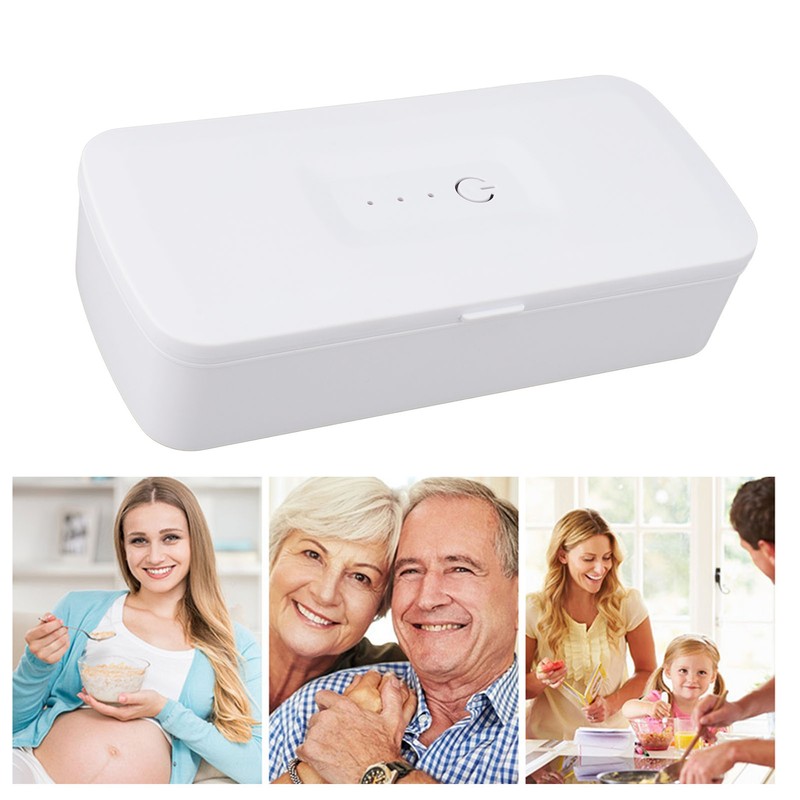 Ultraviolet Cleaning Box Dual USB Interface 360 Degree Cleaning 1200mAh