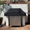 Short BBQ Grill Cover Lightweight Waterproof Outdoor Summer 72"