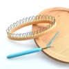 Biitfuu Circular Knitting Kit with a Crochet Hook Yarn Random