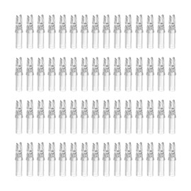 PATIKIL Archery Arrow Nocks 6.2mm 0.244", 60 Pack Insert Arrow Nock Replacement for Shooting, Clear
