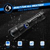 SZJIEIFR LED 18650 Flashlight Tactical Flashlights Rechargeable LED Flashlight, 5