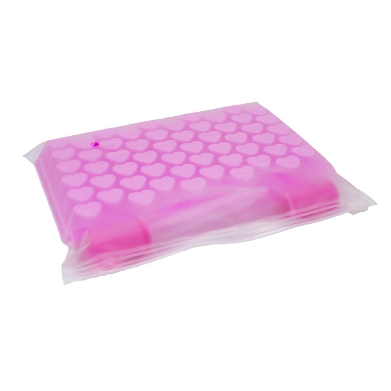 Cherion Silicone Heart Chocolate Mold, 2-Pack Mini Ice Cube Candy