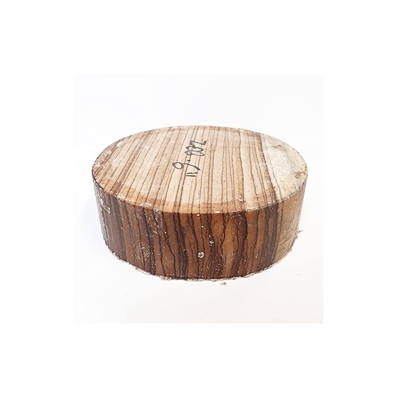 Turners' Mill Bowl Turning Blank - Zebrano, 6x2"