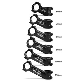 25 Degree Bicycle Stem Ultralight Bicycle Stem Mountain Road Bike Stem for 31.8mm Handlebar