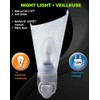 Atron EnergySaving Bright Incandescent 4Watt Night Light with On/Off Switch