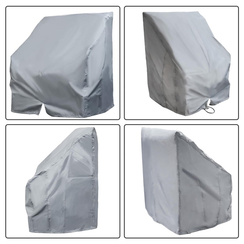 Silscvtt Grey Heavy Duty 600D Boat Center Console Cover Replacement