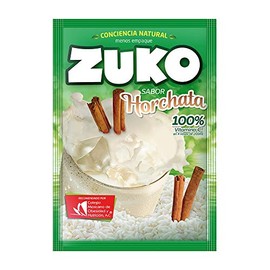 3 x zuko horchata no sugar needed drink mix packs 15g each
