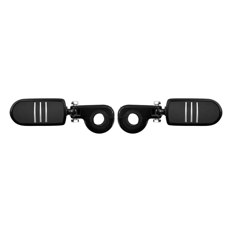 YHMTIVTU Black 1 1/4" 32mm Engine Guards Highway Foot Peg