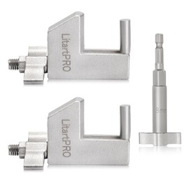 LitartPRO 304 Steel Hose Pincher,2PCS Hose Pinch Clamp Pliers,Flexible Hoses Fuel Hoses Gas Lines Brake Line Clamp,Up to 1 Inch Hose,Butterfly Type Hexagonal Nut