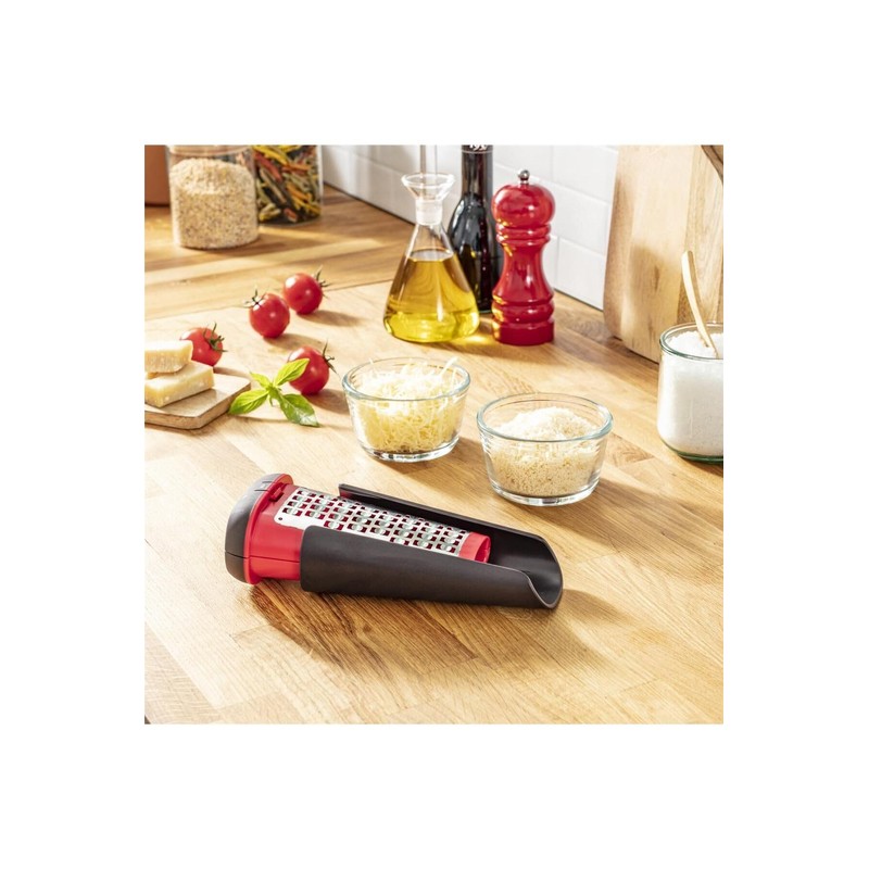 Tefal Ingenio Parmesan Grater K20727, 29 cm, Material: Plastic, Black/Red,