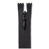 16 inch Invisible Zipper Black Non Separating Zipper Nylon Black