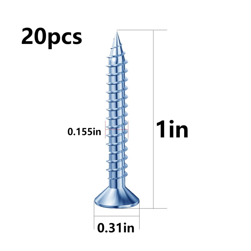 Wensilon (274 pcs) Plastic Drywall Wall Anchors Kit with Screws，