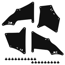 Ladnum 4PCS Fender Guards with Clips, Splash Guards, Fender Liner Guards, Compatible with 2003-2009 Lexus GX470, 2003-2020 Toyota 4 Runner, 2007-2014 FJ Cruiser