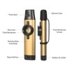 Aluminum Alloy Kazoo Woodwind Instrument Musical Instrument for Beginners Gold