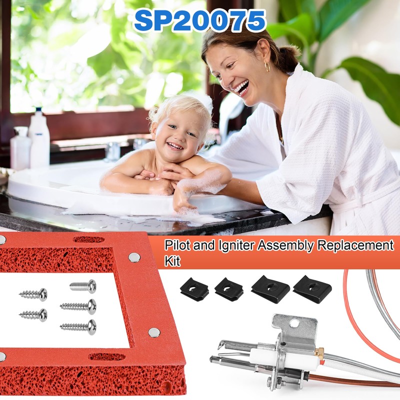Upgraded SP20075 Pilot and Igniter Assembly Replacement Kit Compatible with