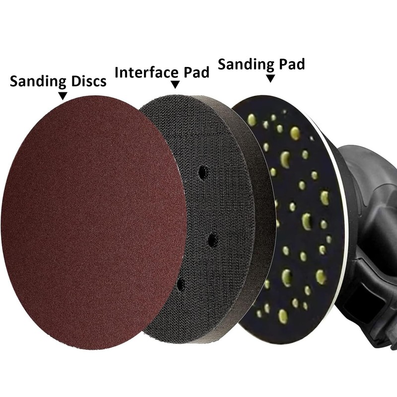 Pack of 2 Sponge Pads, 6-Hole Soft Sponge Interface Pad,