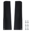 2PCs Rear Side Skirt Winglet Carbon Fiber Style Universal Car