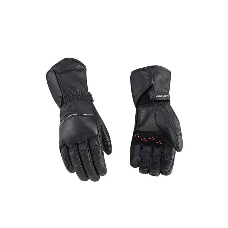 Can-Am New OEM, Spyder Men's Medium Leather 3-Season Riding Gloves,