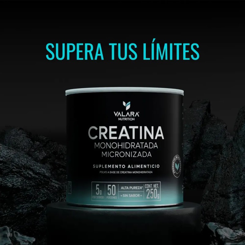 Creatina Monohidratada Micronizada en Polvo Valara | Alta Pureza Certificada