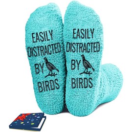 AURIXTAL Bird Socks for Women, Birds Lover Gift for Teens Female