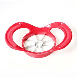 Generic Household stainless steel apple cutting: Apple cutting: Multi-functional fruit cutting: pear cutting:, normal, Red, HG-PGQ-002