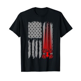 Racing Drone Pilot American USA Flag Independence Day T-Shirt