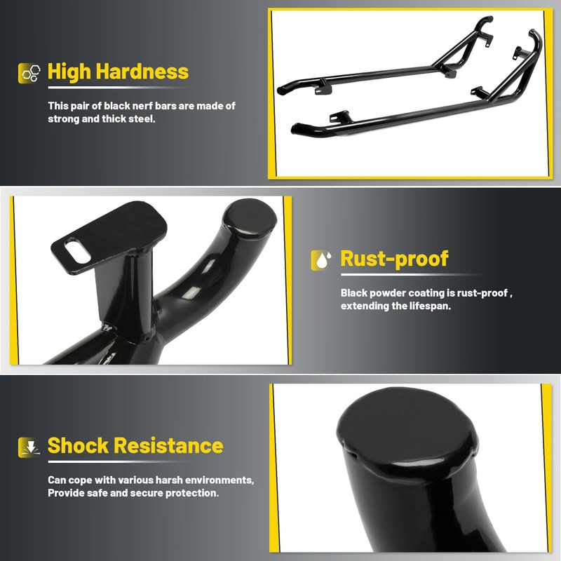 TEBEDI Nerf Bars Rock Sliders Compatible with 2014-2022 Polaris RZR