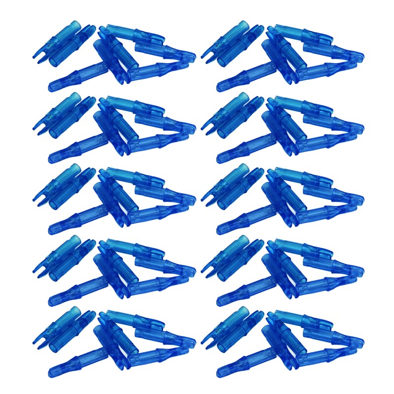 100pcs Archery Arrow Nock Durable Plastic Insert Arrow Nocks Light