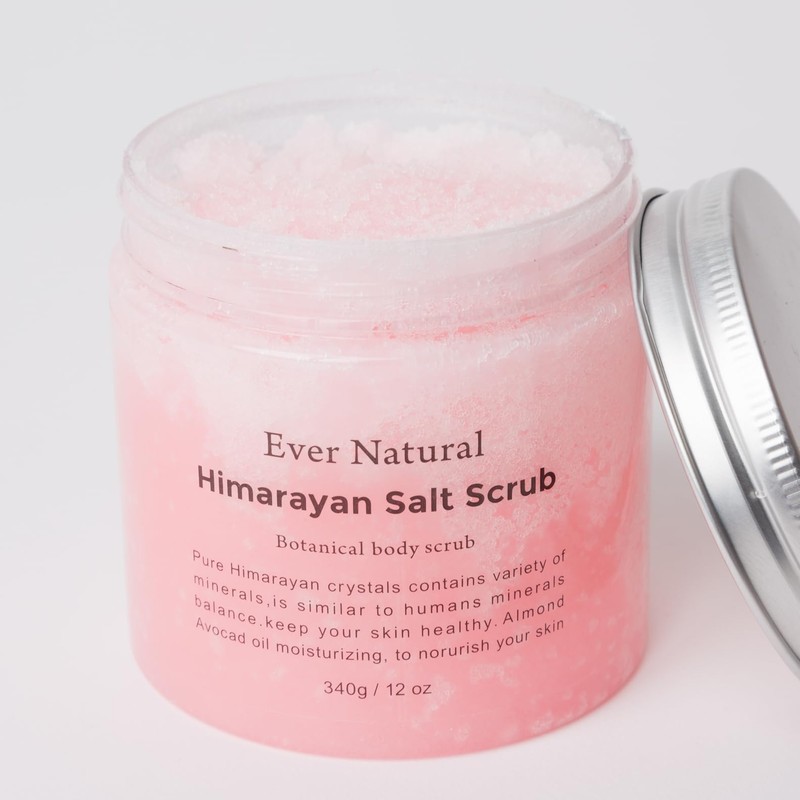Ever Natural Body Scrub, Himalayan Rock Salt, 12.6 oz (340