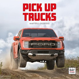 Dayplanner Pick Up Trucks Calendar 2026, Large Square Wall Calendar, 16 Months, Pick Up Trucks, Gift, Car Calendar