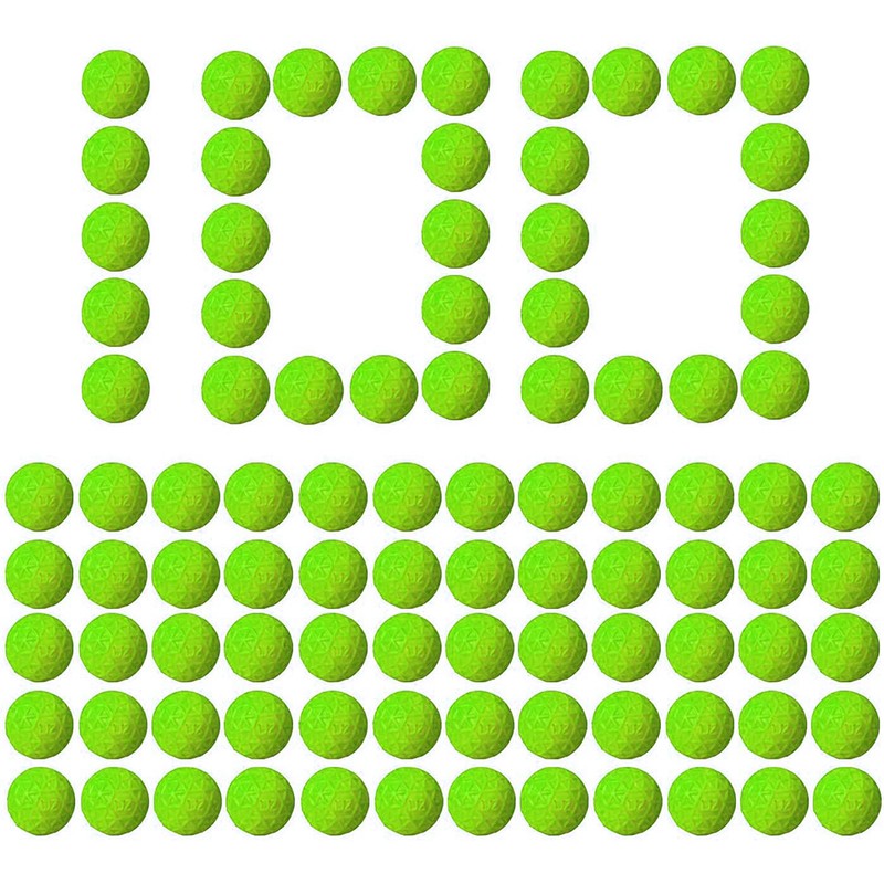 100Pcs 2.3cm Rounds Foam Ammo Refill Replace Balls Pack Children
