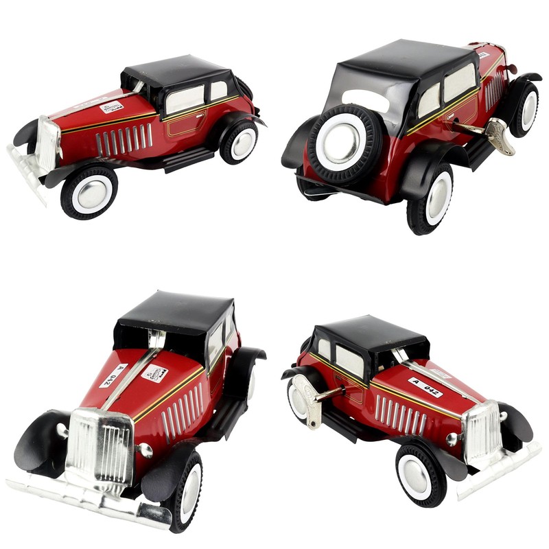 Freak Scene Tin Toy Vintage Car Gangster Car Sedan Car
