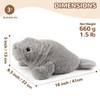 Manatee Stuffed Animals, Microwavable Stuffed Animal Adorable Fluffy Manatee Plush