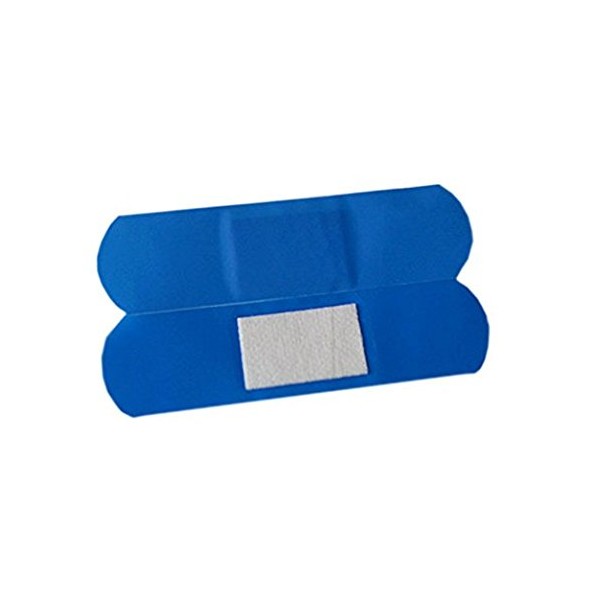 VHOB Food Service Adhesive Bandages, 1" x 3", Blue, Fabric, 100/box