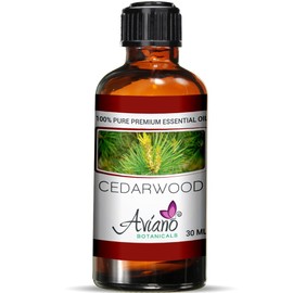 Cedarwood Essential Oil - 100% Pure Blue Diamond Therapeutic Grade By Aviano Botanicals (30 ml)