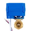 1" Motorized Ball Valve Brass Ball Valve with Standard Port,