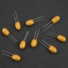 100pcs Tantalum Capacitor Assortment - 16V, 1UF to 100UF, 10