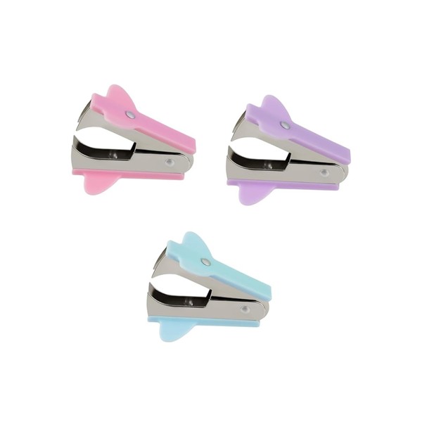 votuyet 3PCS(Pink,Blue,Purple) Staple Remover Tool,Stapler Removers Staple Puller for Office