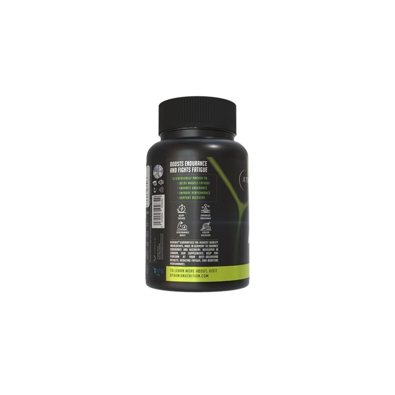 Athenix® Premium Beta Alanine Capsules - 3200 mg Per Serving
