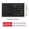 EmWoot 2PCS America American Flag Patches IR Infrared Reflective Patch