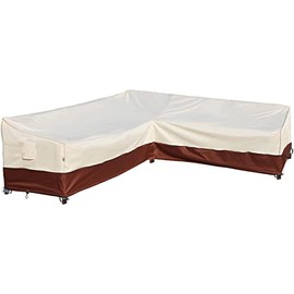 Westblue Patio Outdoor Sectional Cover-L-Shaped Patio Furniture Covers Waterproof Rip-Stop Anti-UV 600D Heavy Duty Outdoor Couch with 3 Air Vent Sofa Cover,Right 104''L （83''L） 32''D 31''H