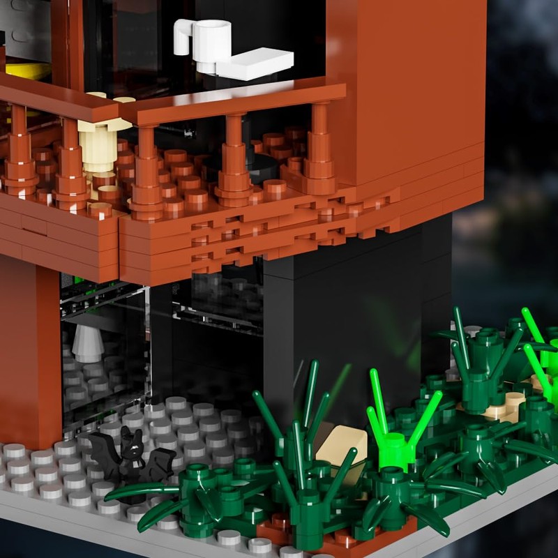 NETEHU Romance Films Fans Architecture Blocks，House Building Set House Present